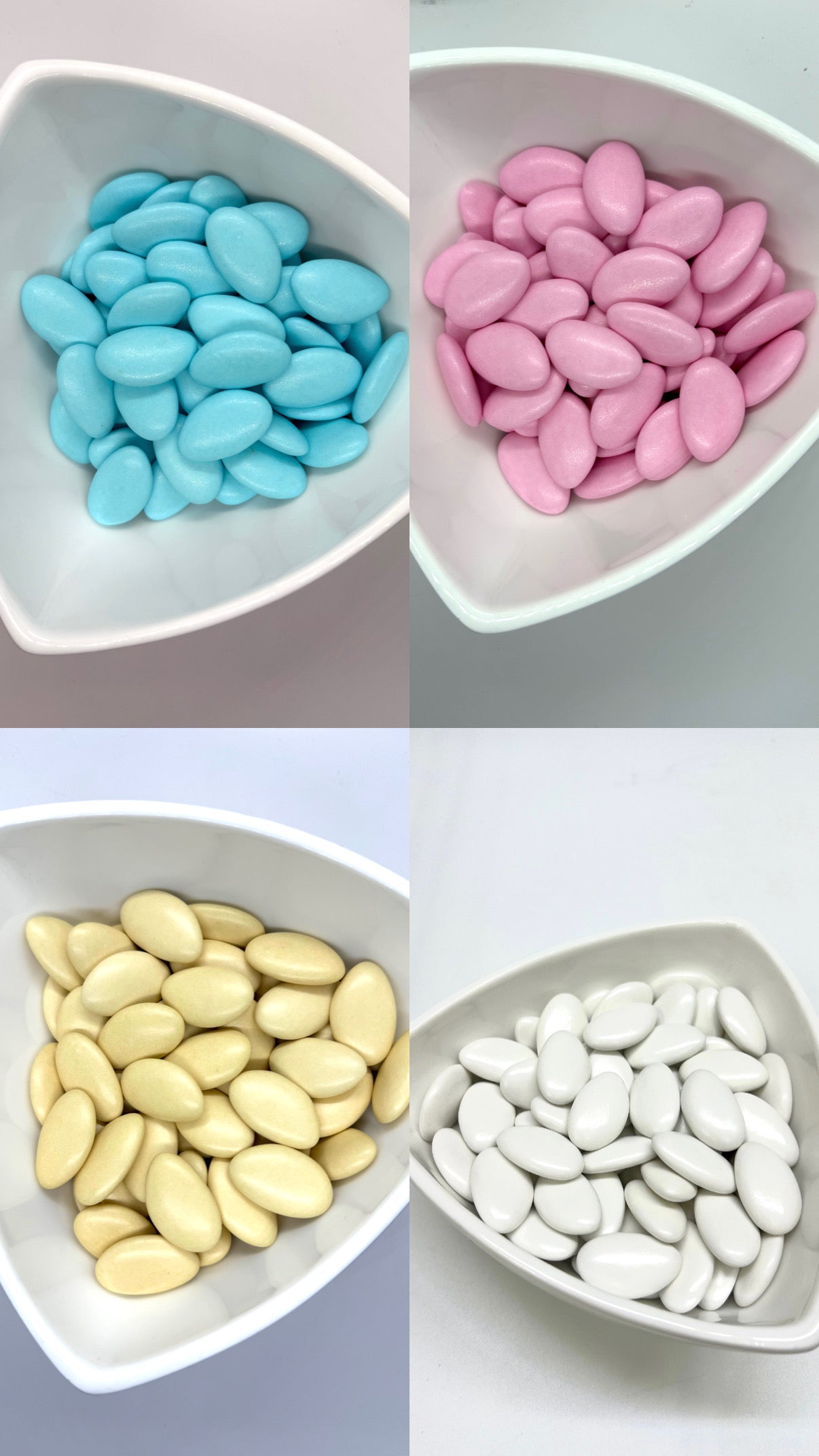 Pearlescent chocolate dragees 250gr