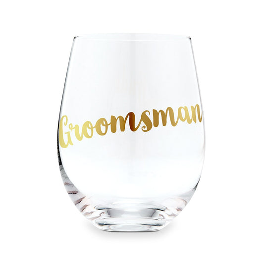 Toasting Wine Glass - Groomsman