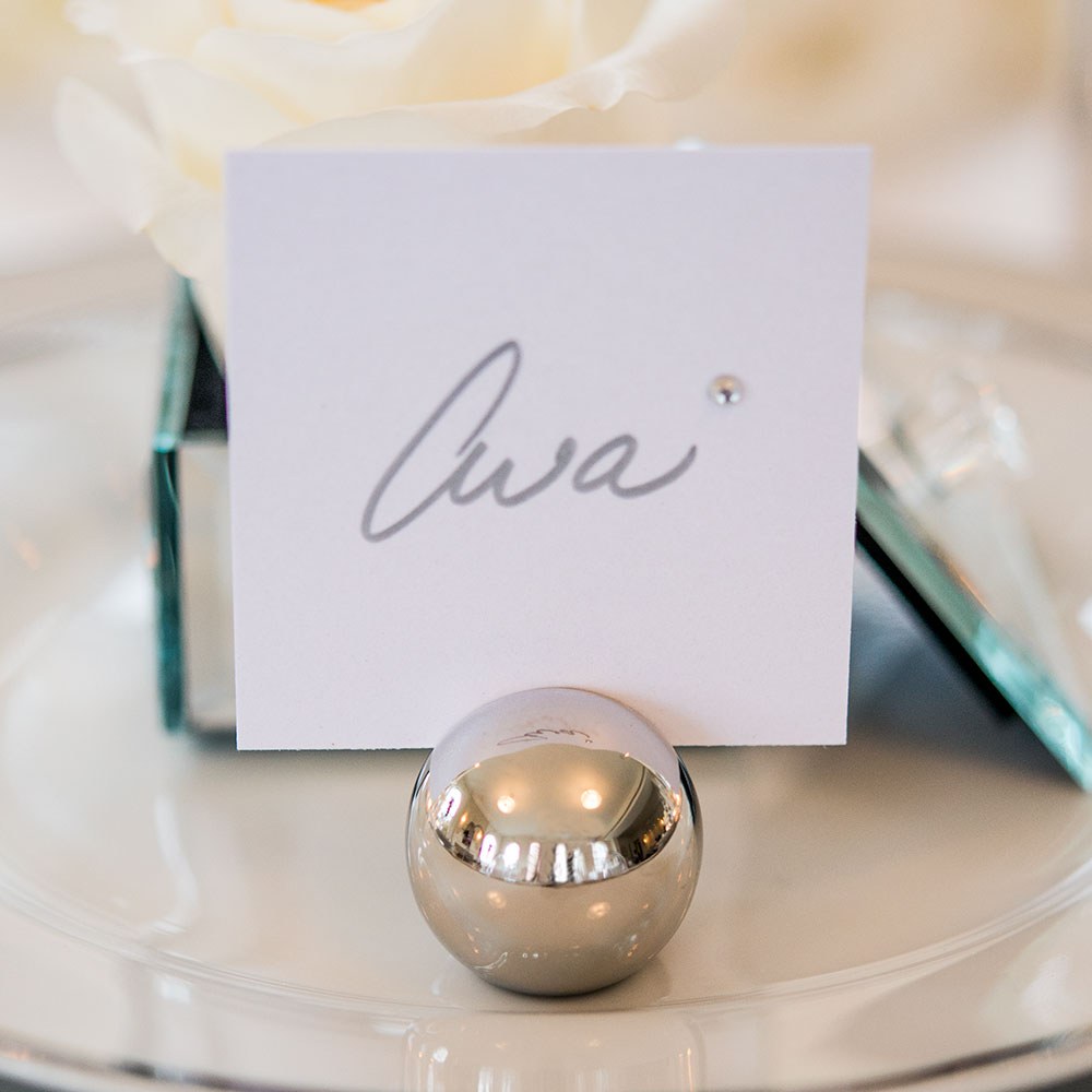 Round Place Card Holder