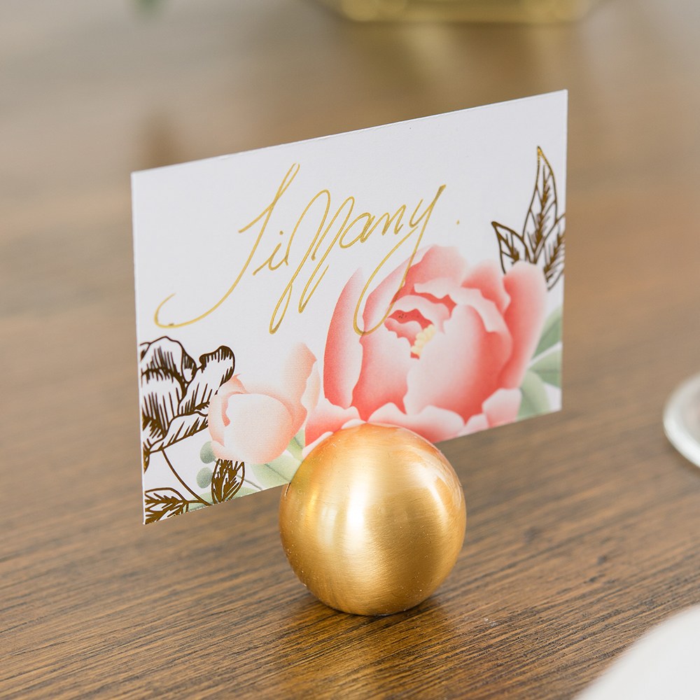Round Place Card Holder