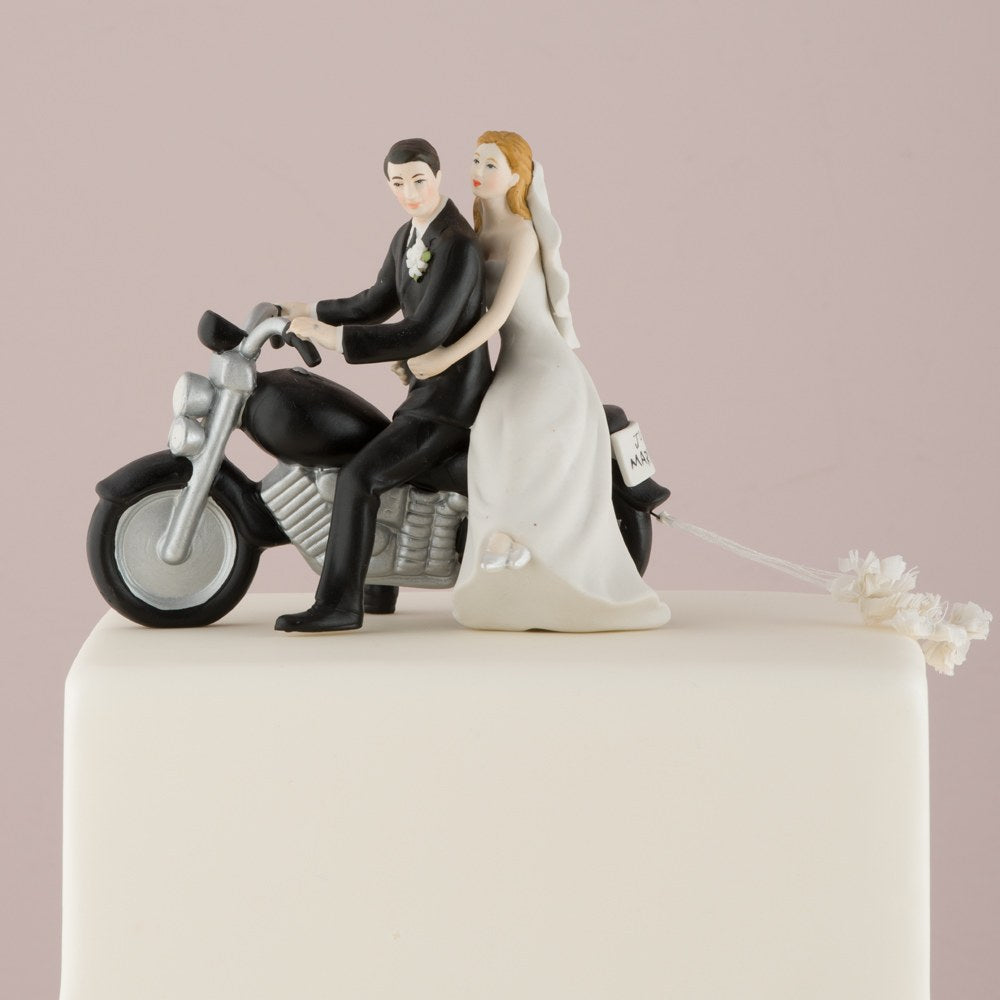 Sommet de gâteau en Porcelaine - Moto