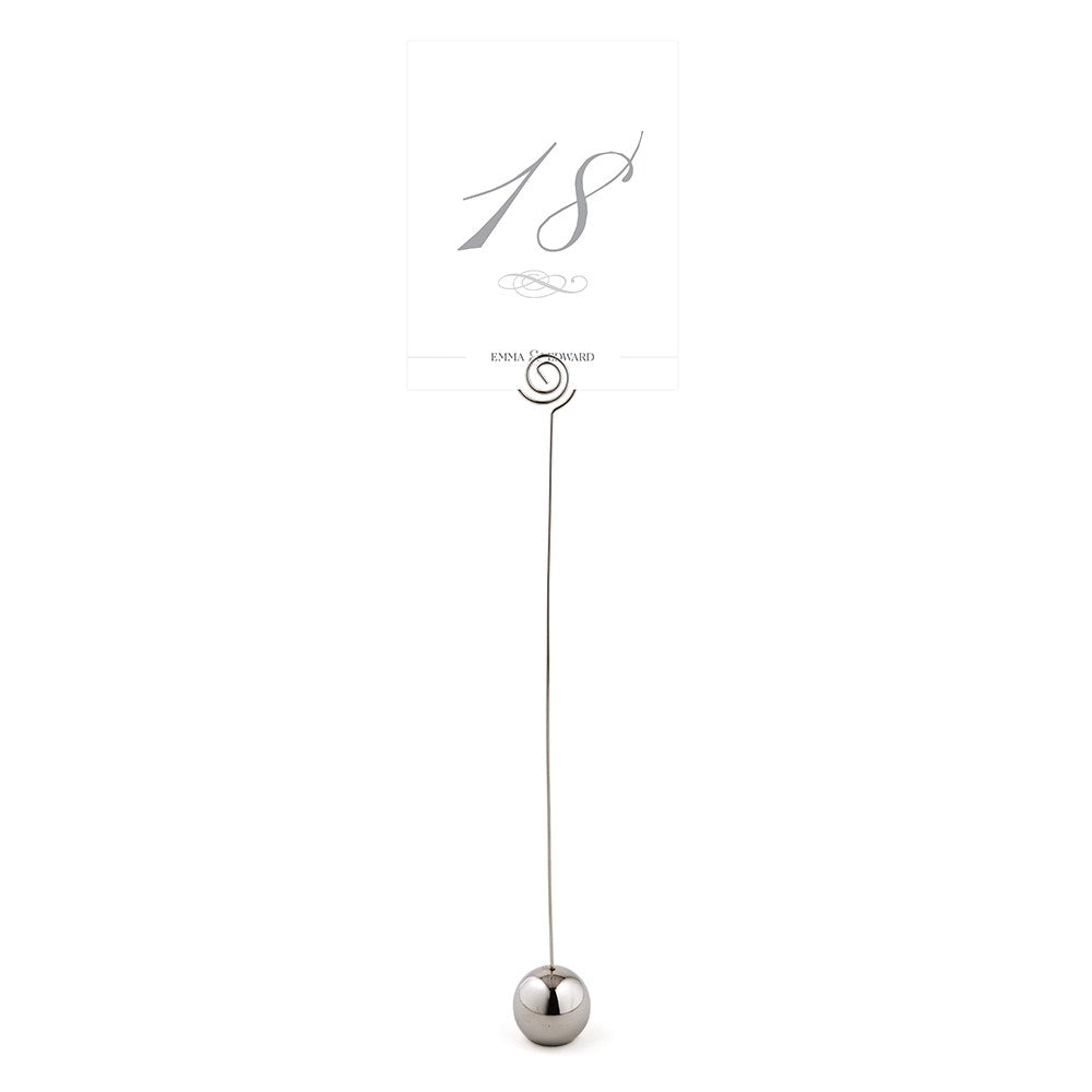 Porte-numéro de table rond classique