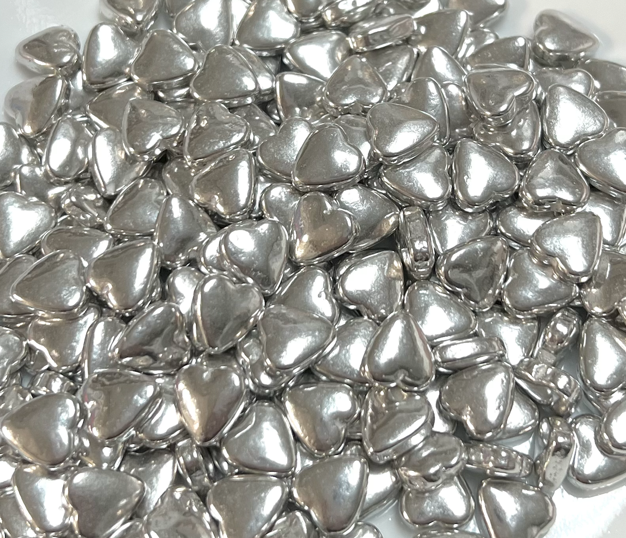 Silver heart Candy 100g
