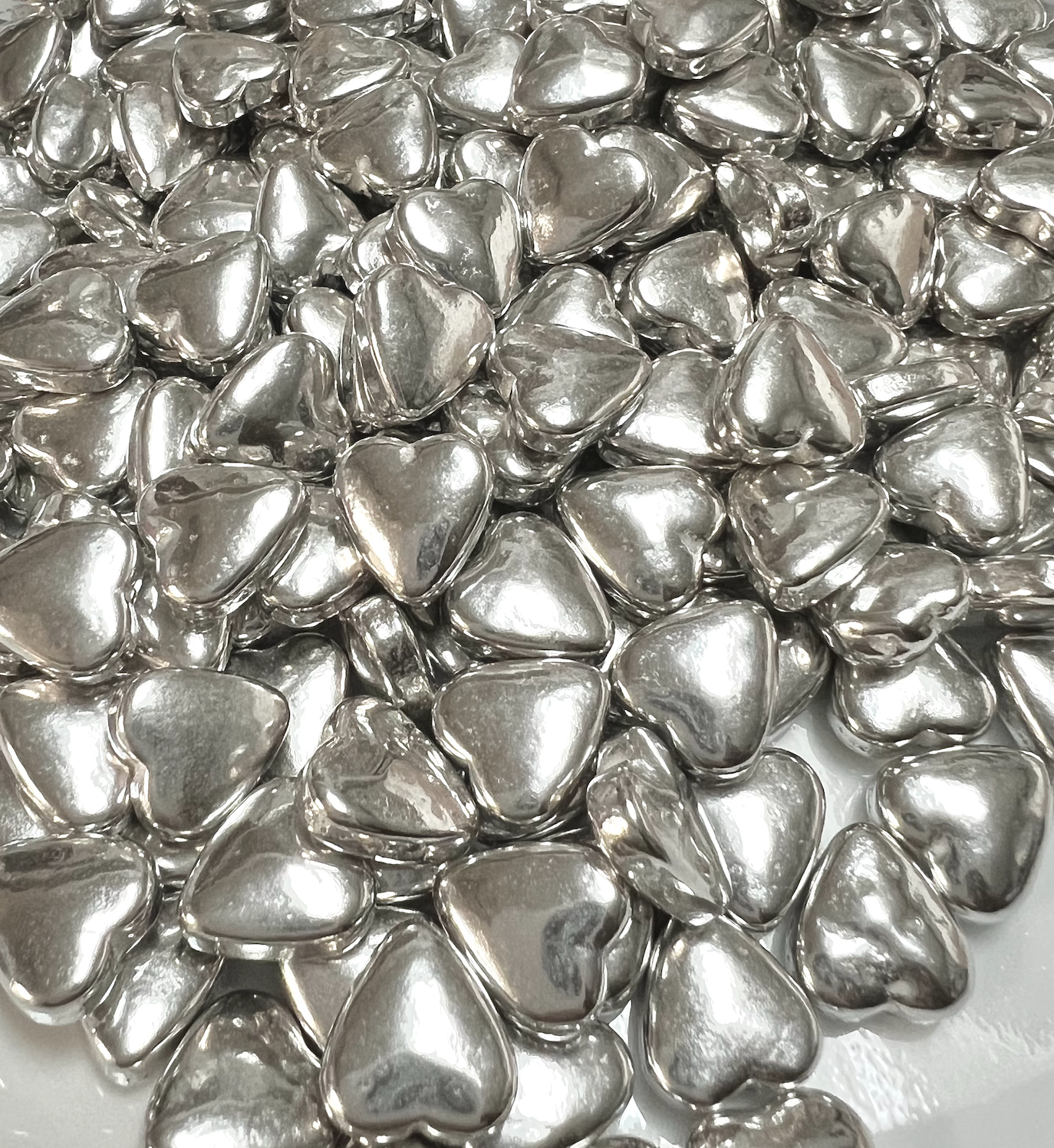 Silver heart Candy 100g