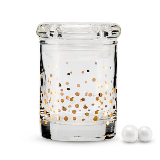 Mini pot - confettis doré