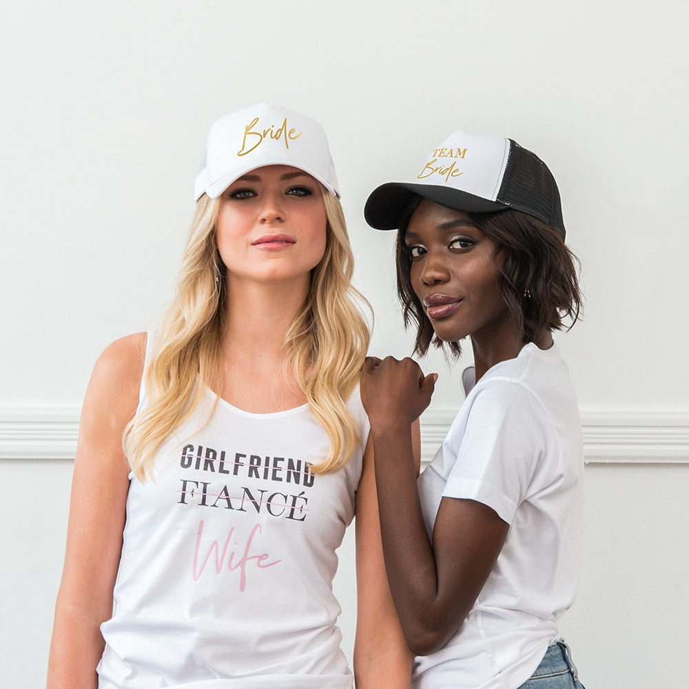 Wedding Party Snapback Trucker Hats - Bride