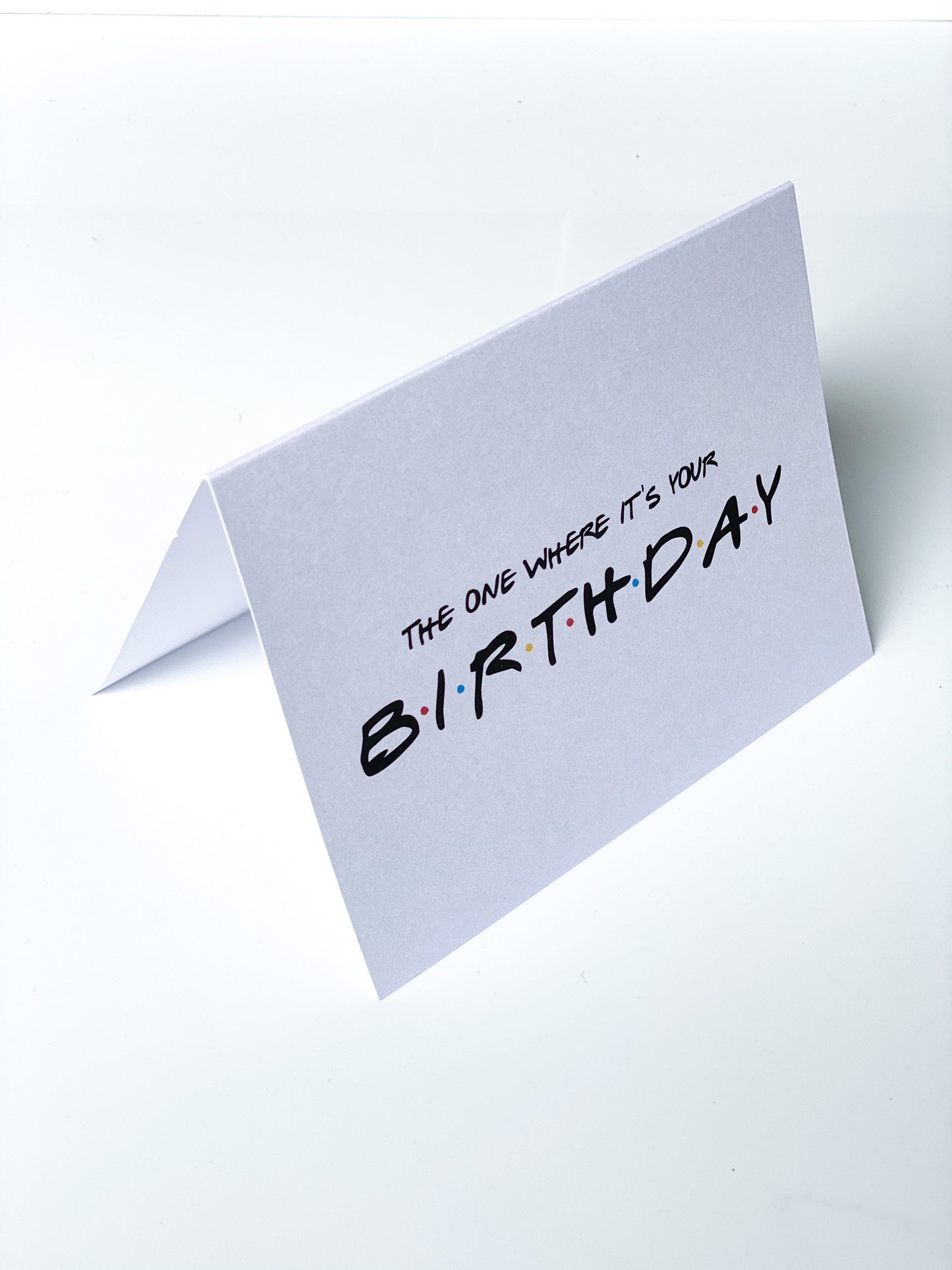 Carte d'anniversaire Friends
