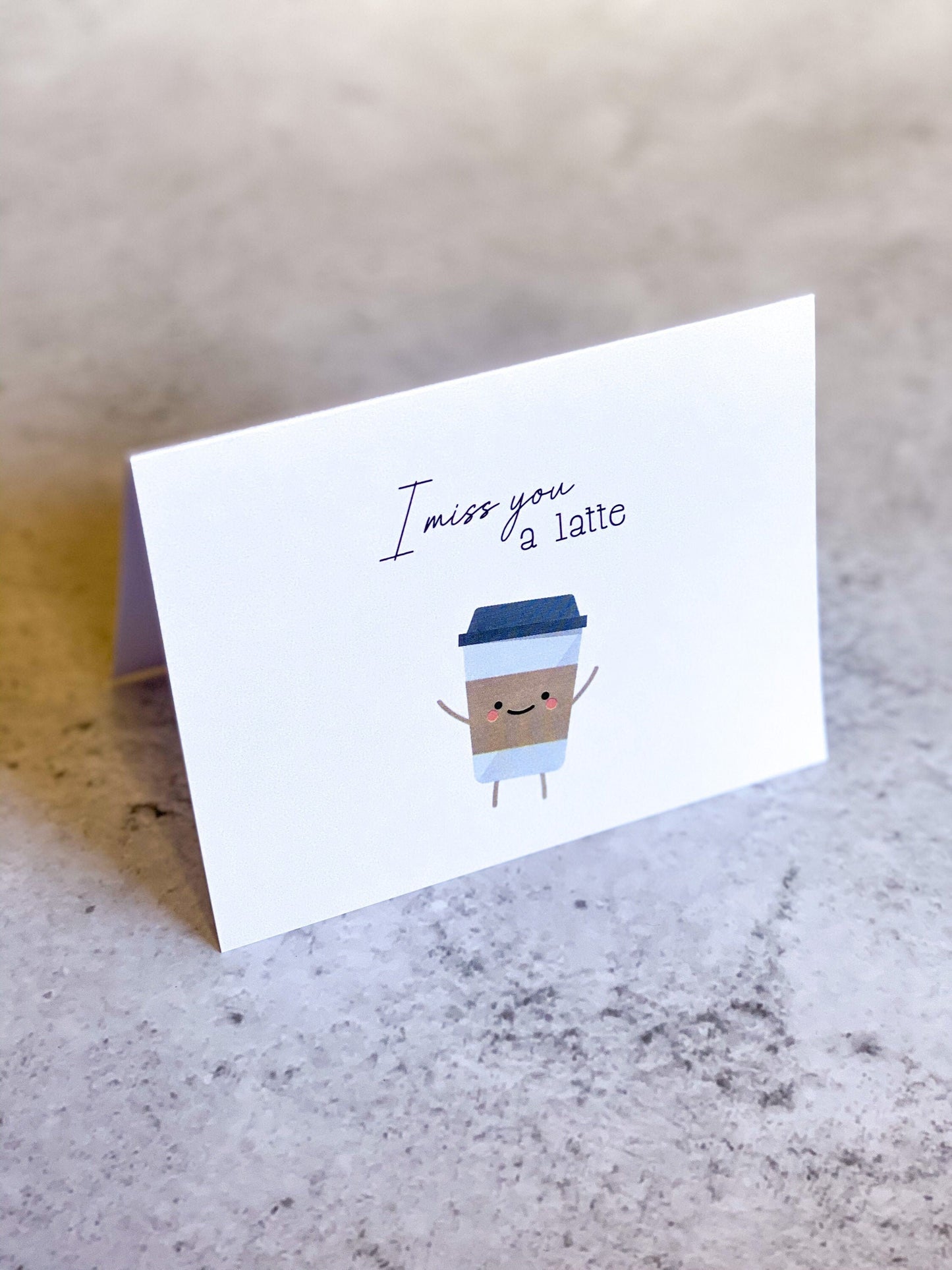 Carte I miss you a Latte