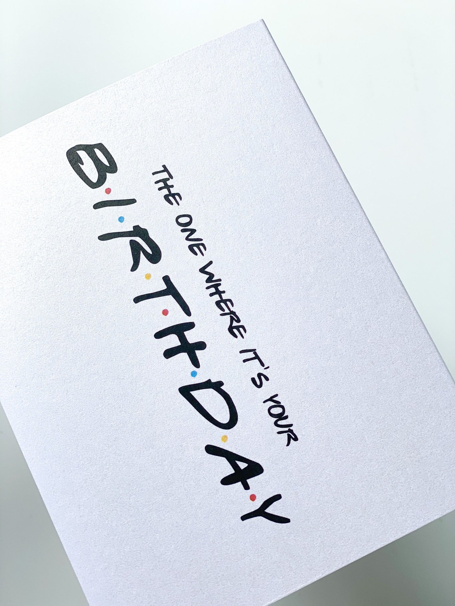 Carte d'anniversaire Friends