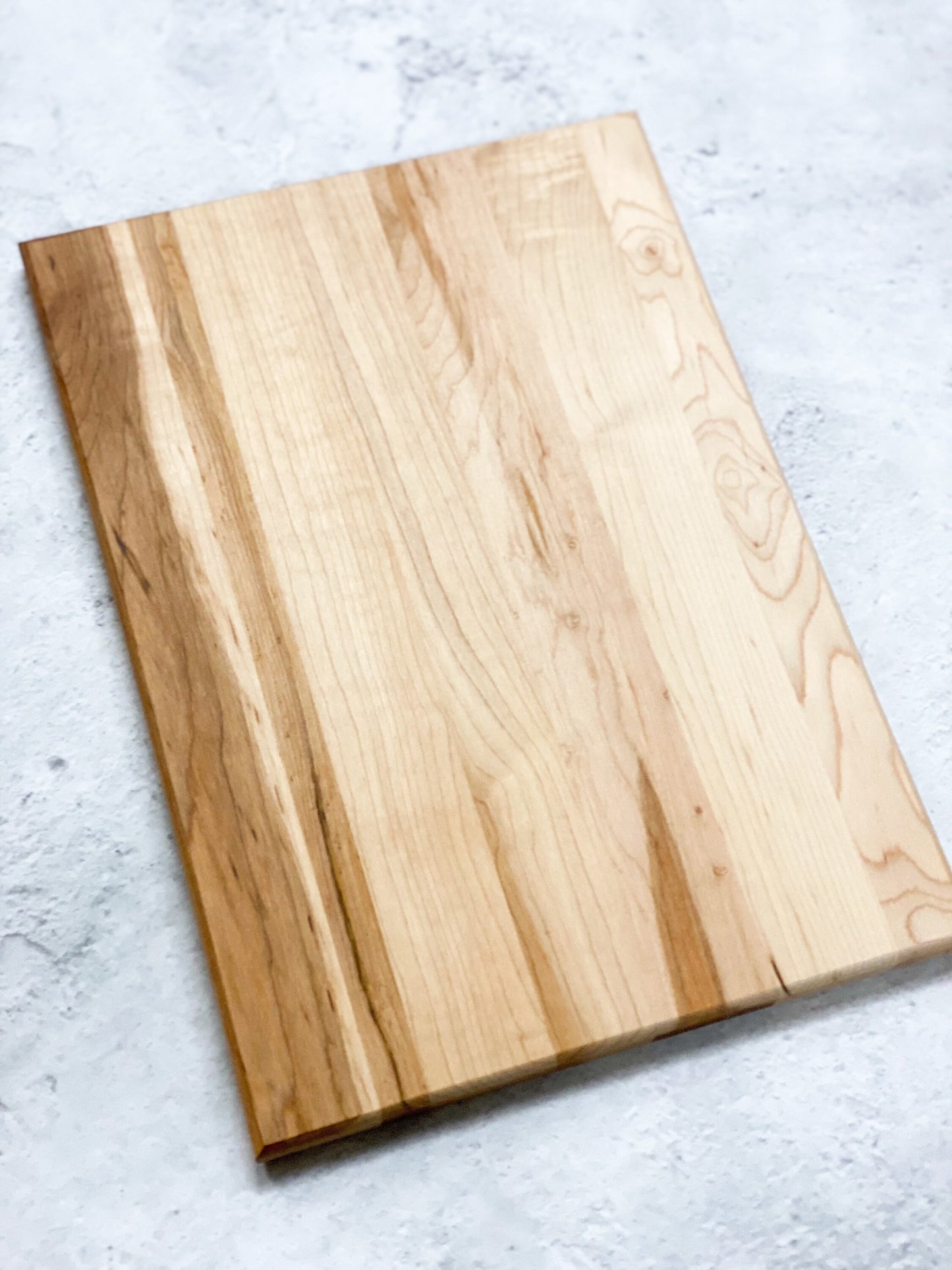 Planche d'érable avec gravure