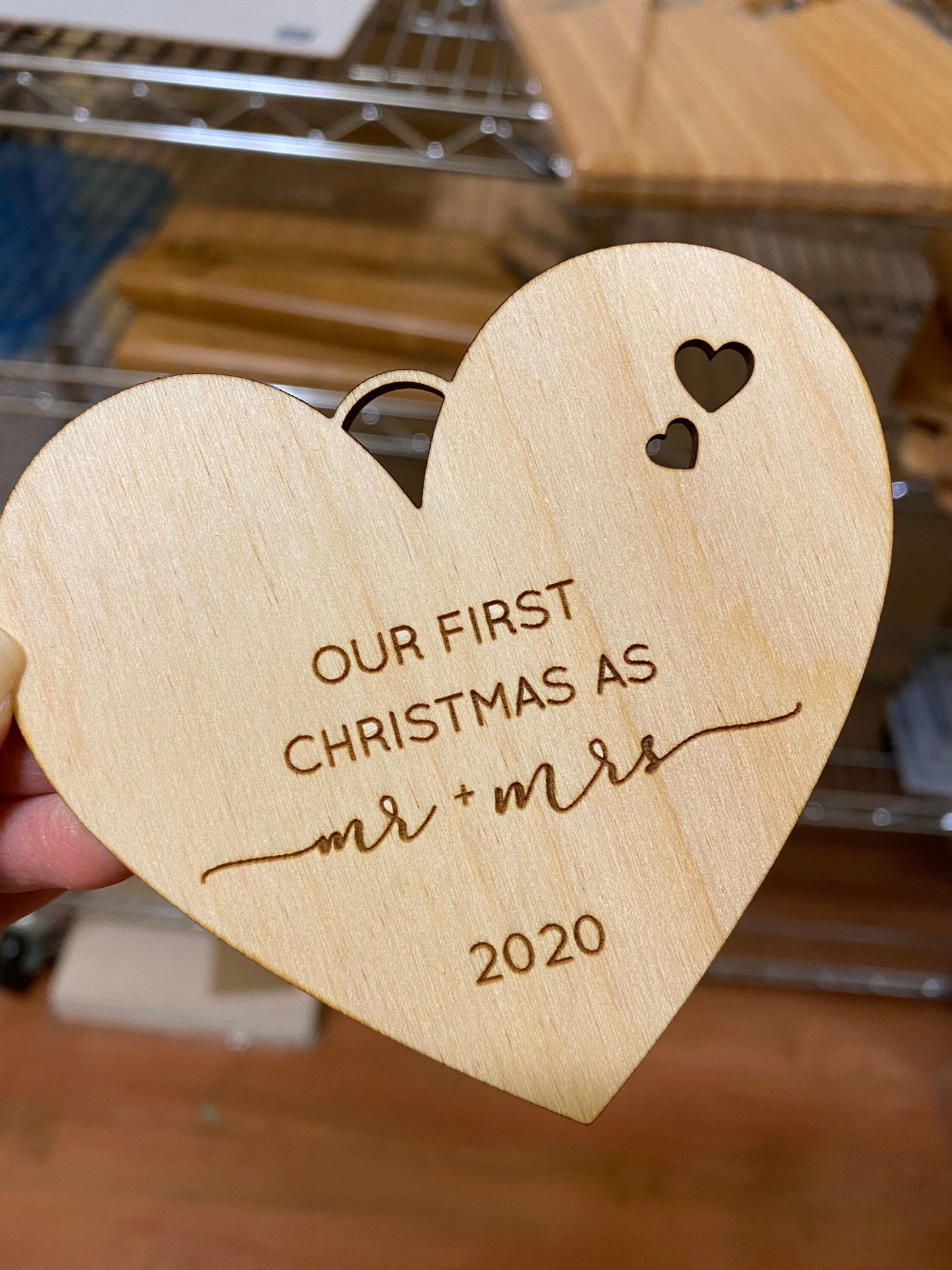 First Christmas as mr and mrs ornament