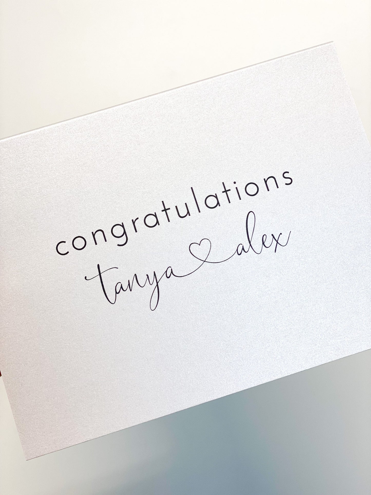 Carte Congratulations personnalisée