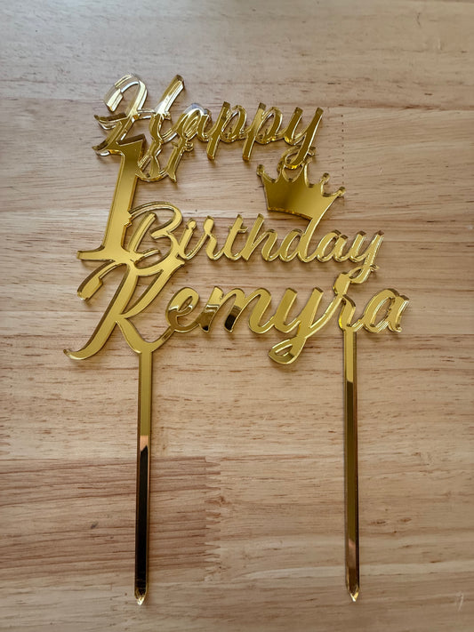 Personalized Cake Topper - Birthdays cake topper