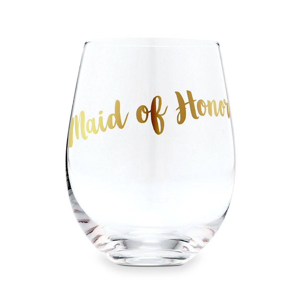 Toasting Wine Glass - Maid Of Honor