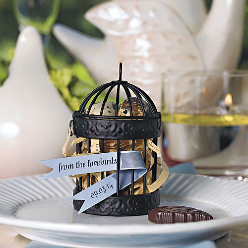 Small Birdcage Favour Container