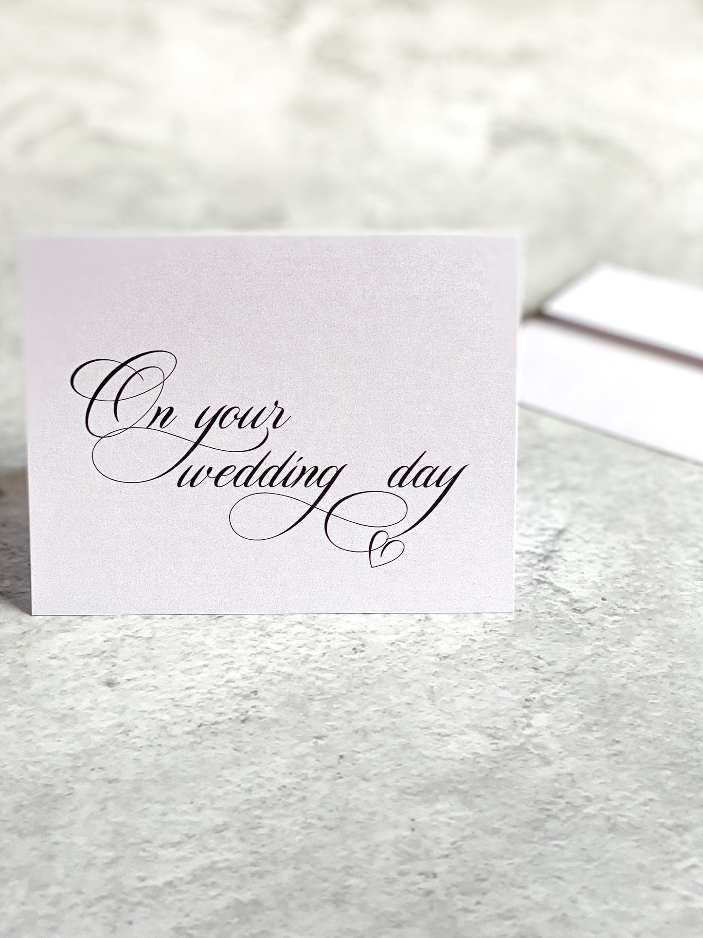 On your wedding day Carte et Enveloppe