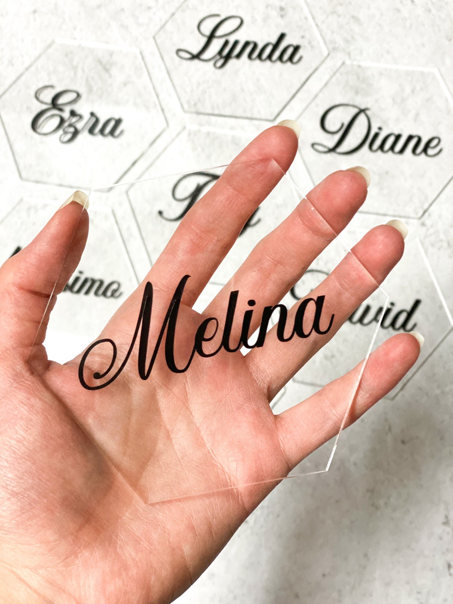 Personalized Acrylic Placecard