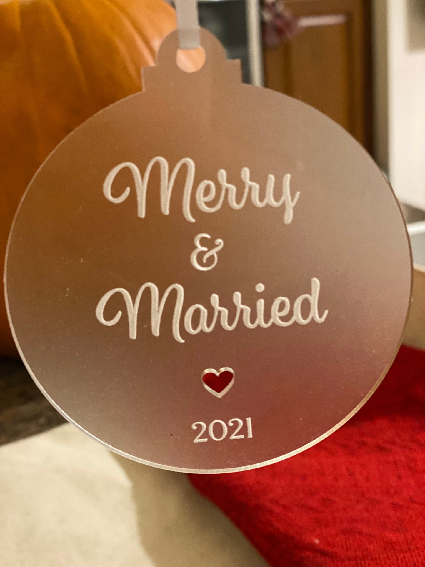 Ornement Merry and Married